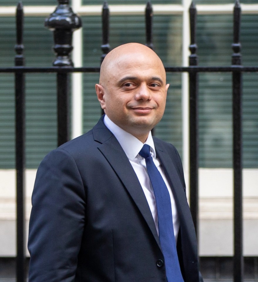 Healthy Secretary Sajid Javid led well-wishes to Her Majesty