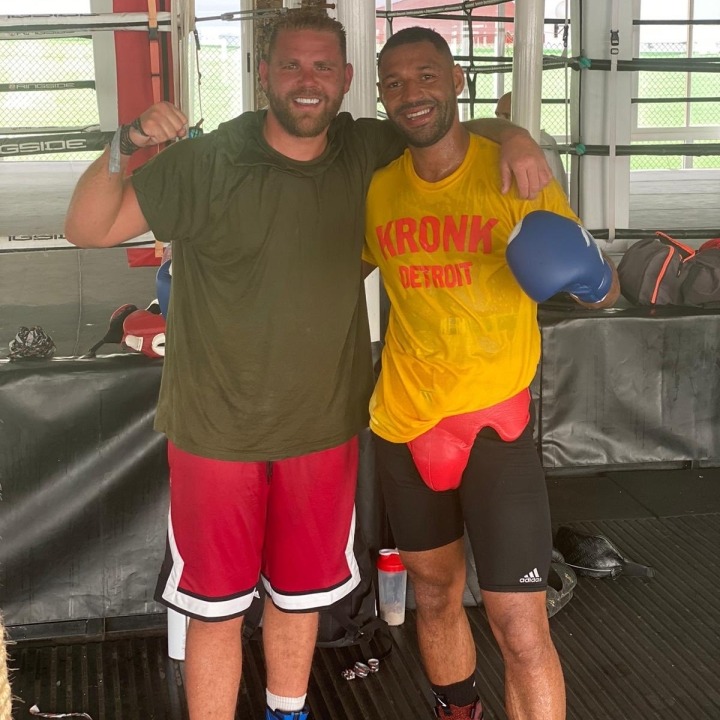 Chris Eubank Jr’s old enemy Billy Joe Saunders with Kell Brook