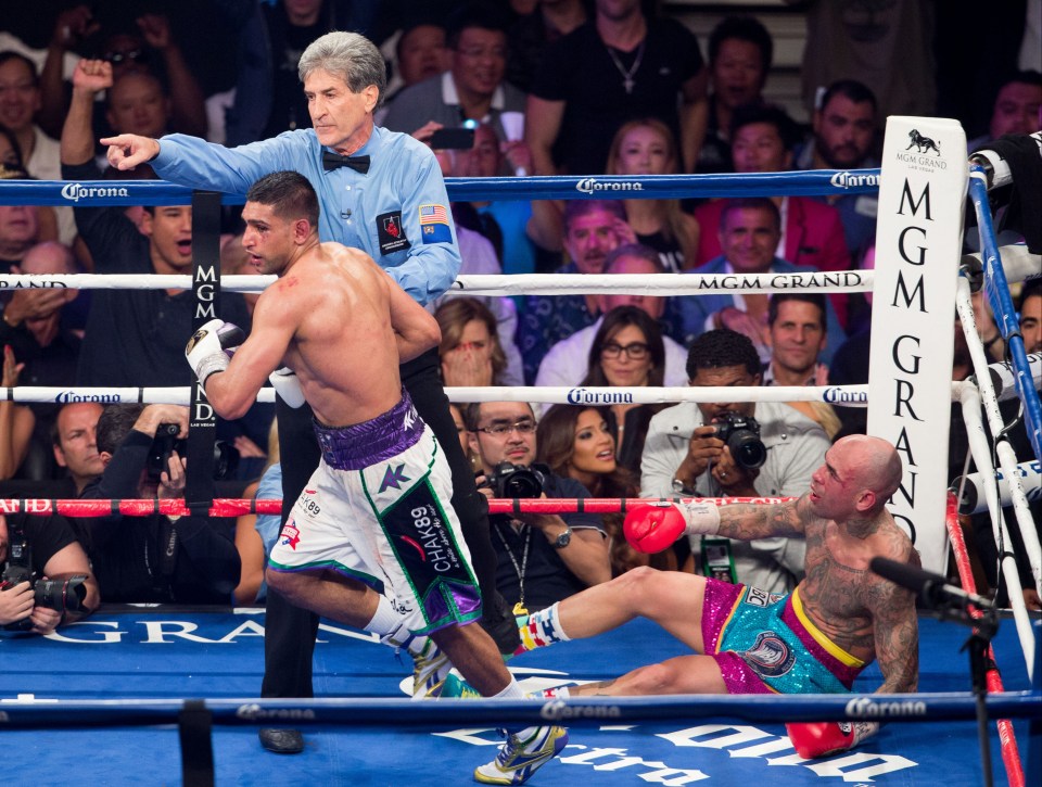 Collazo was floored three times in the one-sided scrap