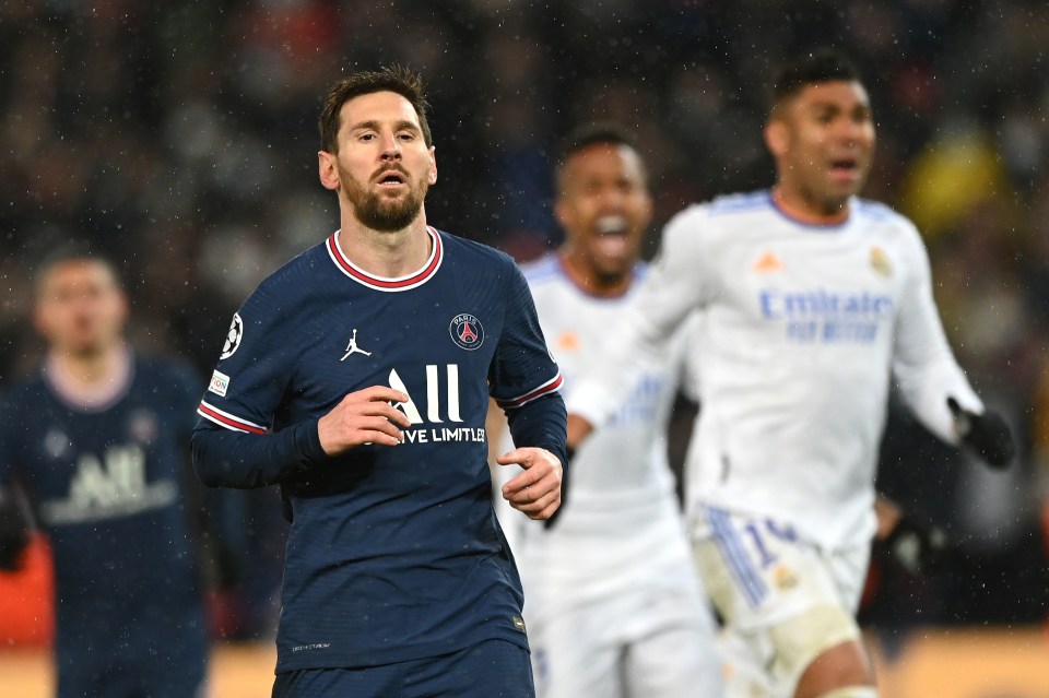 Lionel Messi missed a penalty for PSG against Real Madrid