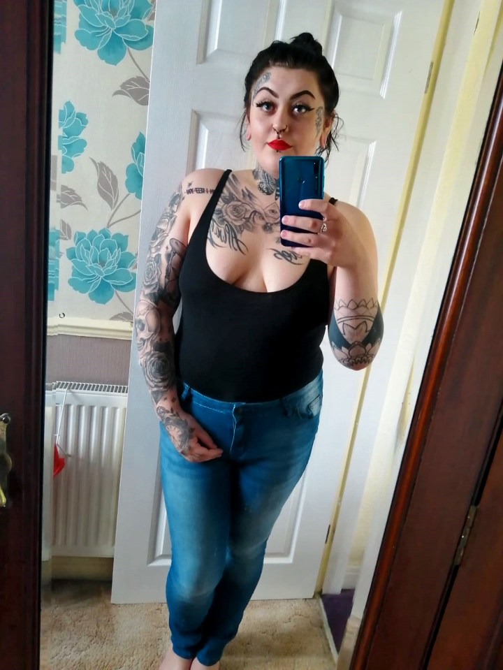 Tanya says she's desperate to have her tattoos removed