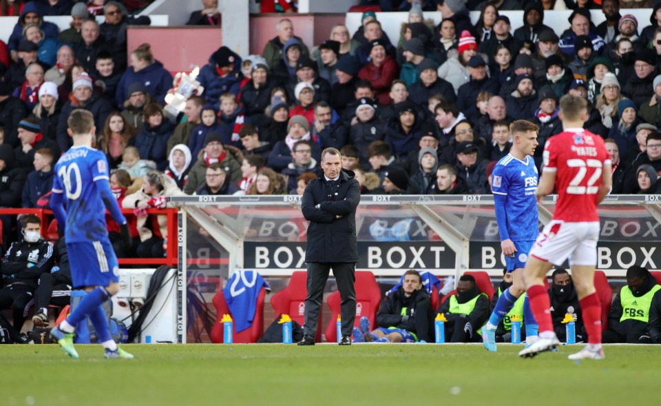 It proved to be a dismal afternoon for Leicester boss Rodgers