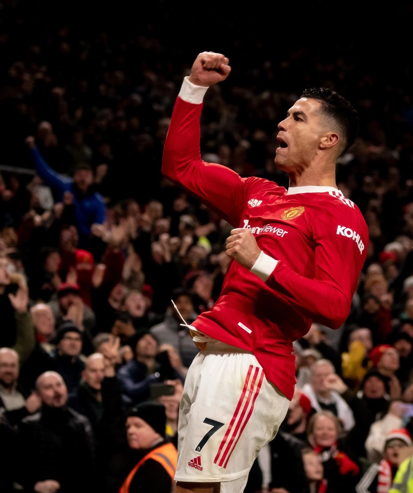 Cristiano Ronaldo led by example and scored Manchester United's winner