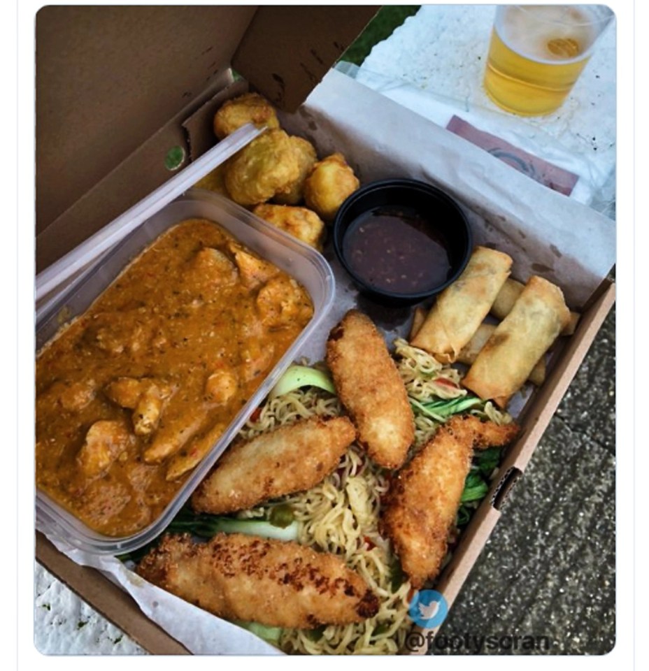 The Royals serve up a half-time feast fit for a Queen with its great value Chinese selection box