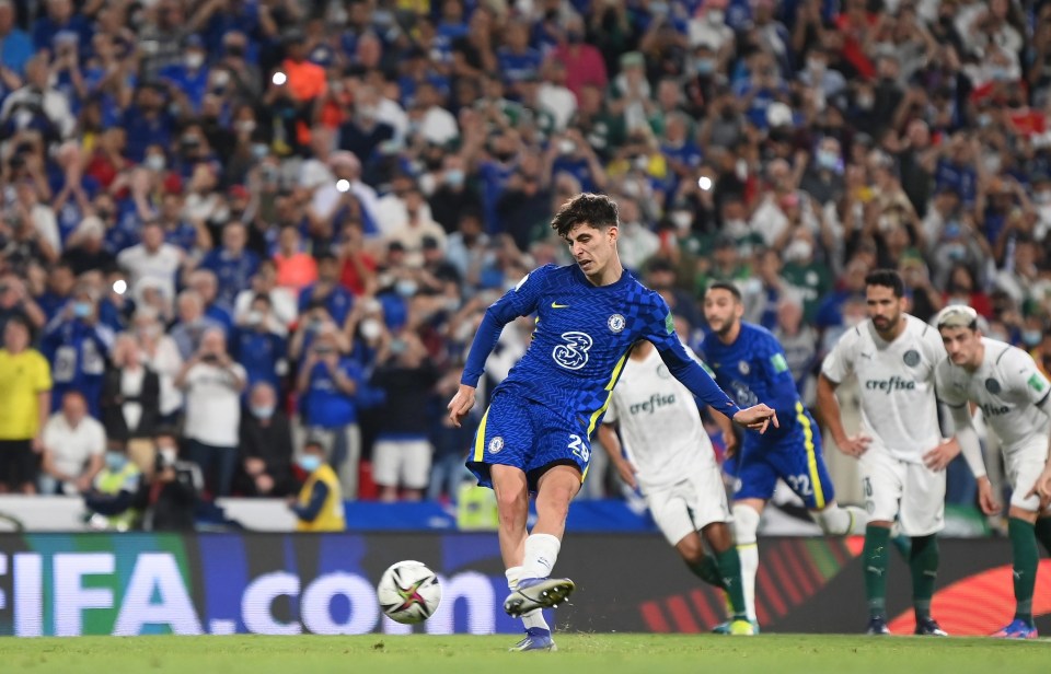 Kai Havertz sealed victory with a penalty in extra time