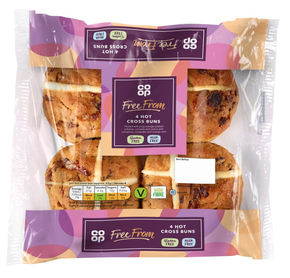 Judges said Co-op sells the best gluten free hot cross buns