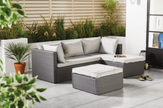 Aldi's Corner Sofa is back in stock this week so