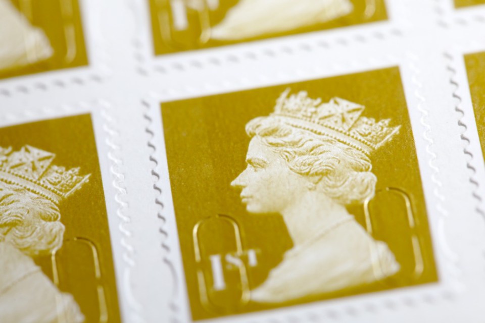 The price of a first class stamp will jump by 10p