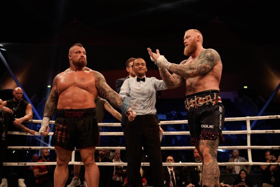 Eddie Hall was beaten on points in Dubai