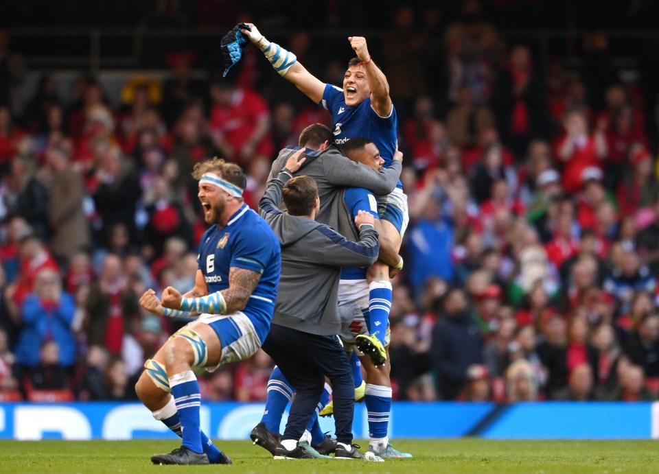 Italy's last Six Nations win came back in 2015