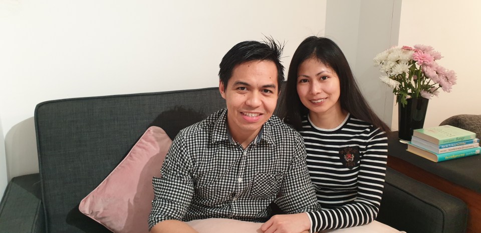 Irvin and Christine have bought the flat of their dreams after saving for two years