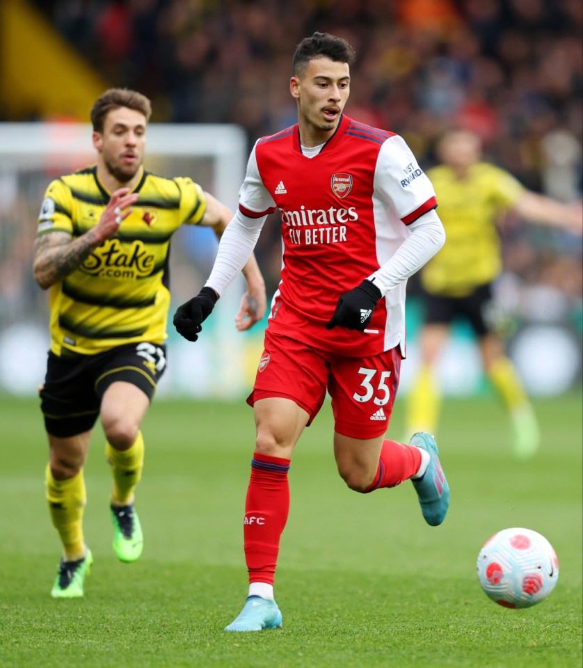 Arsenal are playing in red shorts and socks against Watford at Vicarage Road