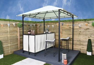 This gazebo, bar and stool set is on sale for £249.99 at The Range