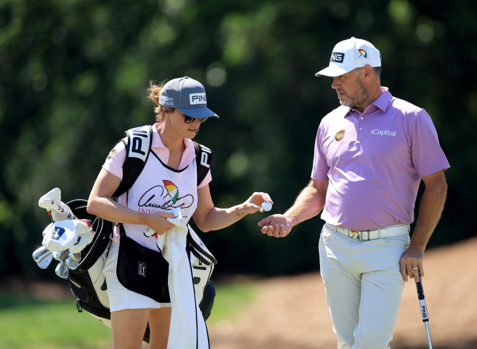 Lee Westwood's wife is his caddy