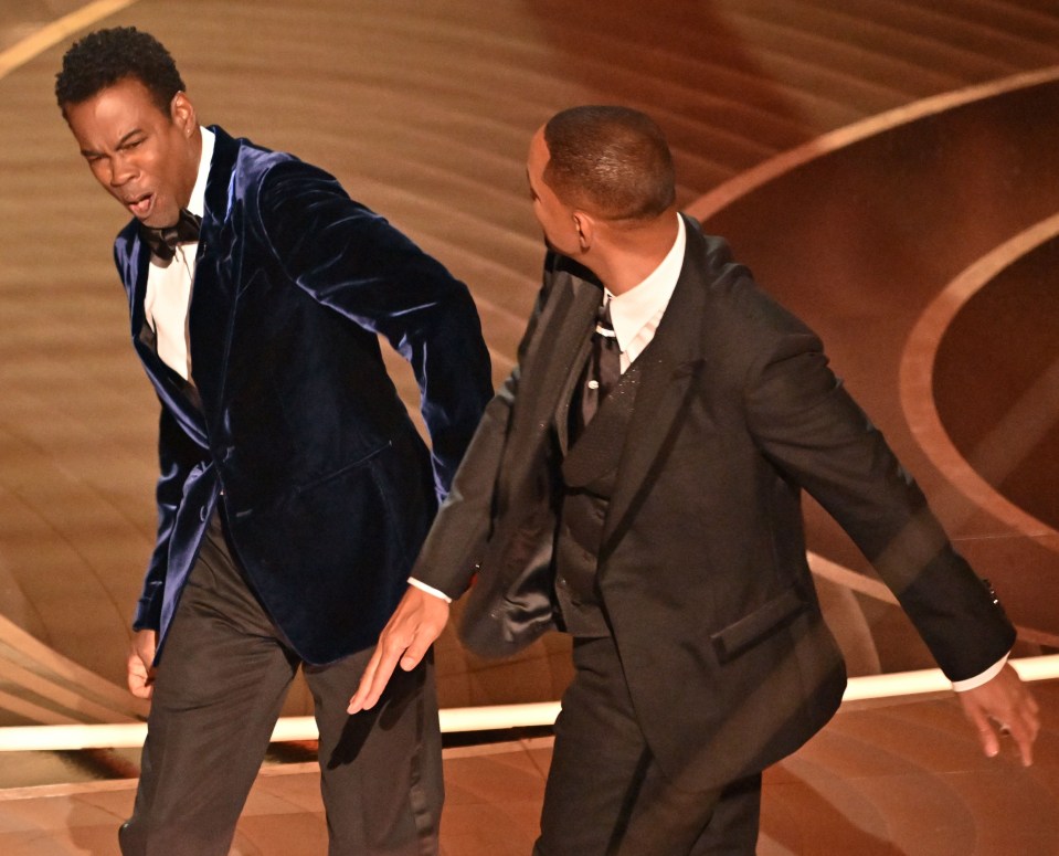 Will Smith appeared to slap comedian Chris Rock in the face after he made a joke about his wife