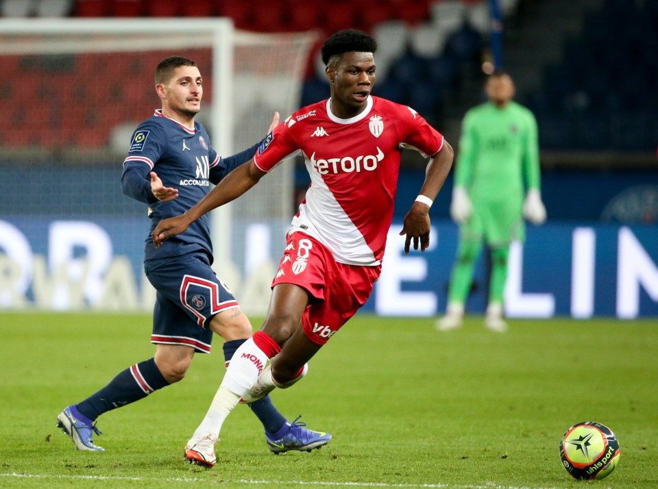 Aurelien Tchouameni has impressed for Monaco