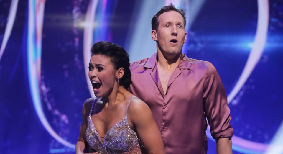 Brendan Cole and partner Vanessa came second