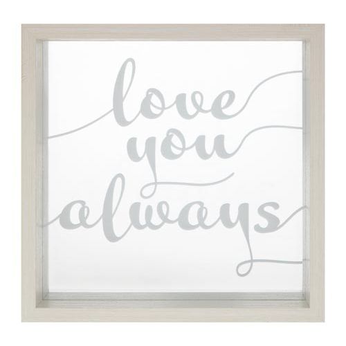 Get this mirrored plaque from Poundland for just £1