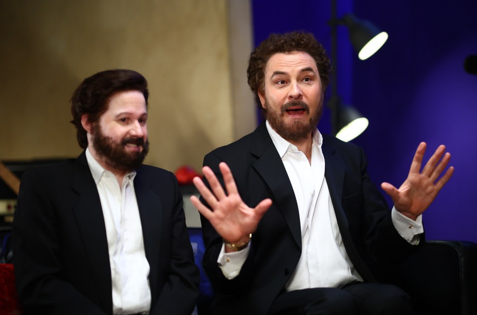 Matt Lucas and David Walliams have transformed into Alfie Boe and Michael Ball for Comic Relief