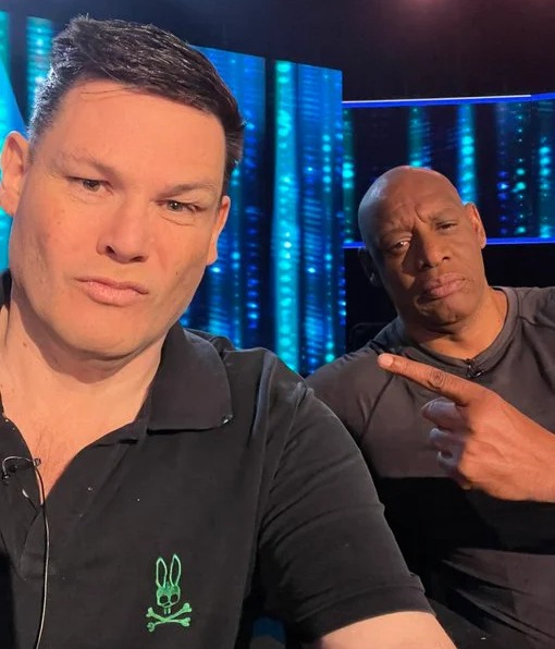 Mark Labbett, seen here with Shaun Wallace, has lost 10 stone