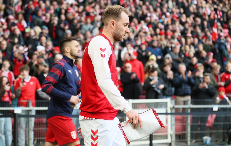 Eriksen returned to the stadium where he suffered his cardiac arrest