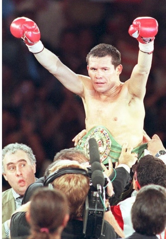 Julio Cesar Chavez pictured in 1991