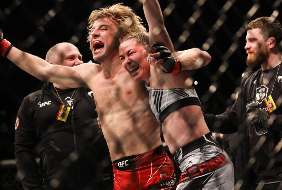 Paddu Pimblett and Molly McCann enjoyed a special night at UFC London