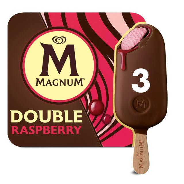 Save 60p on this three-pack of double raspberry Magnums