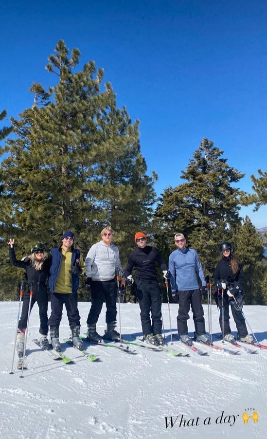 Wrighty hit the slopes with his crew