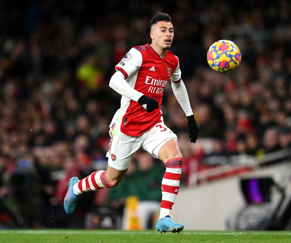 Martinelli is hoping to help Arsenal to a top-four finish