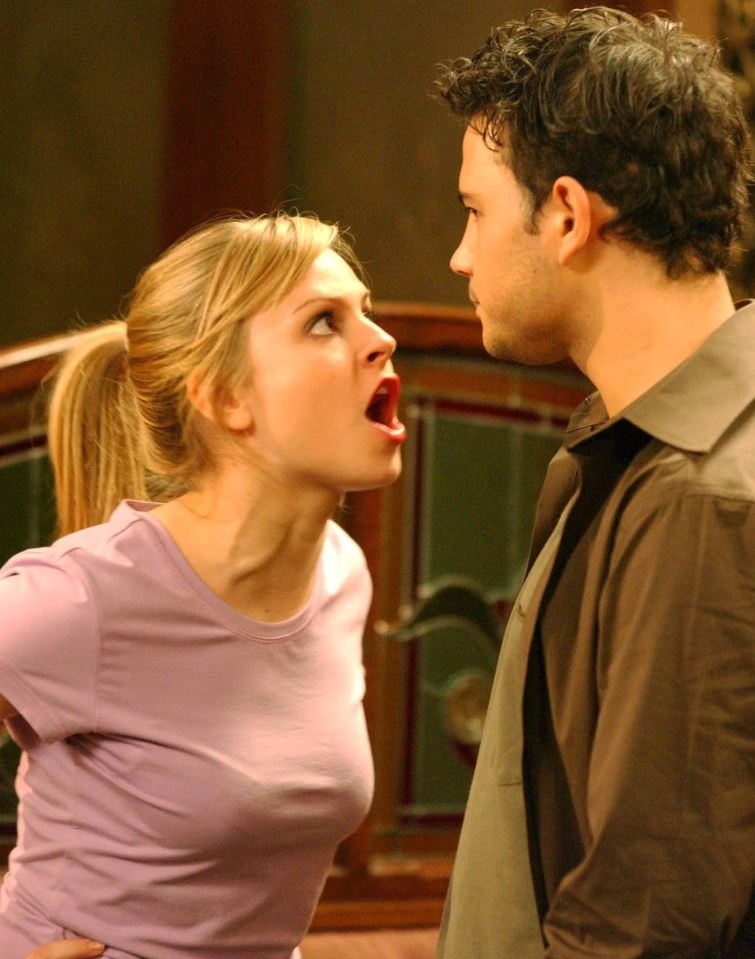 Tina O'Brien's character Sarah had a tumultuous on-screen relationship with Ryan's Jason