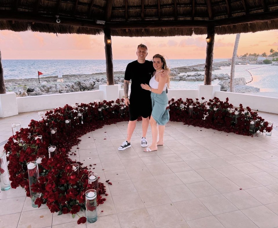 Tommy proposed in front of a stunning view