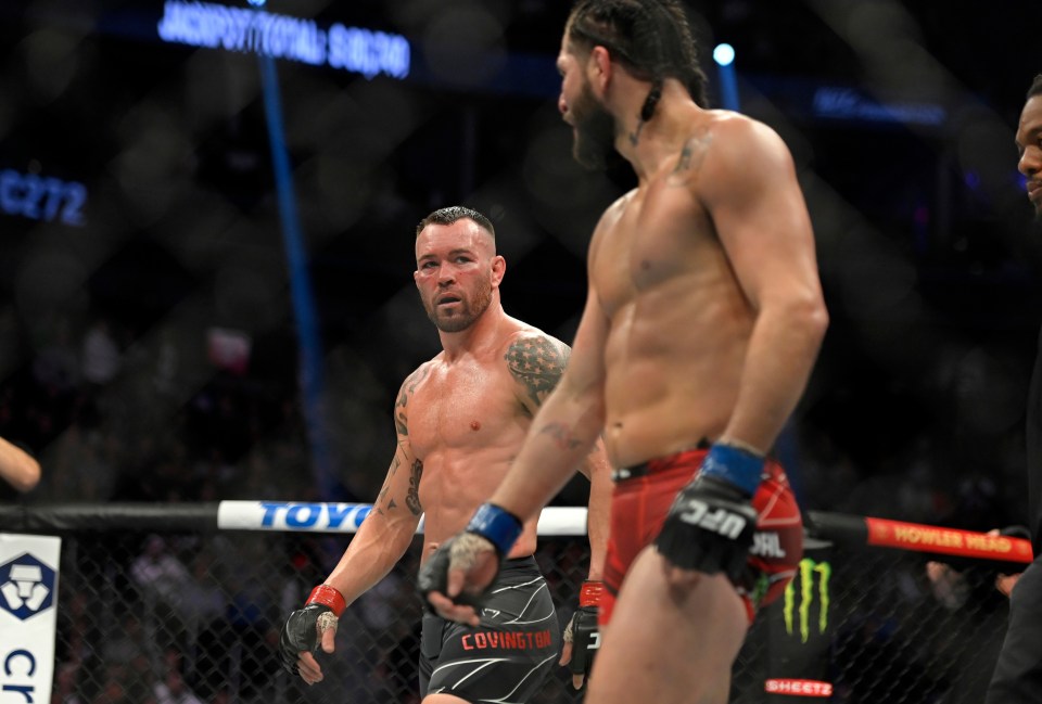 Colby Covington beat Jorge Masvidal on points at UFC 272