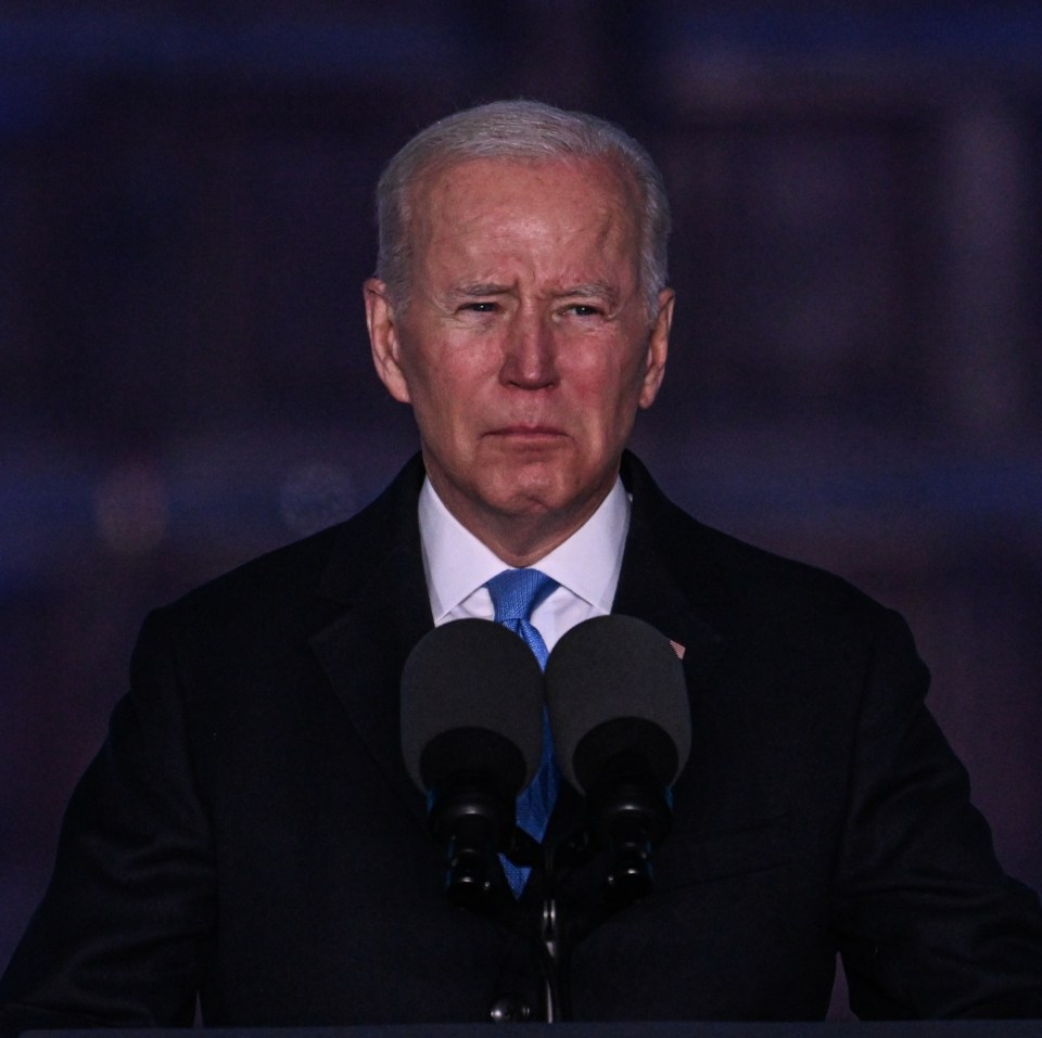 Vladimir Putin CANNOT remain in power, warned President Biden during a major speech in Poland