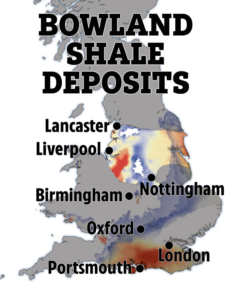 Under Lancashire and Yorkshire lies one of the best reservoirs of natural gas in the world - known as the Bowland Shale