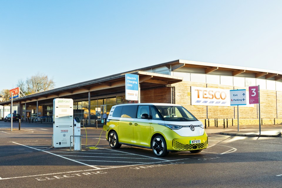 The 500th charging location was opened at the Tesco Extra store