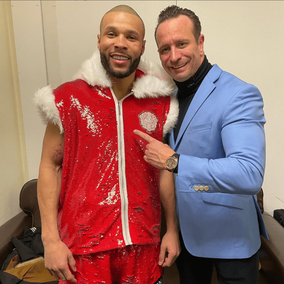 Chris Eubank Jr and promoter Kalle Sauerland