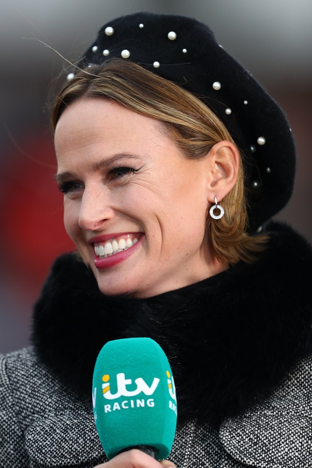 Francesca Cumani is on hosting duties for ITV