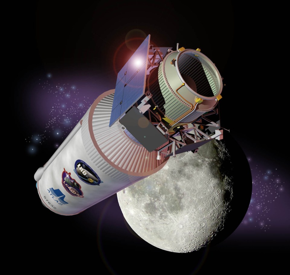 Nasa's LCROSS spacecraft was deliberately smashed into the Moon in 2009