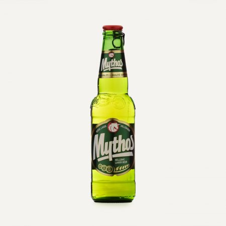 Mythos beer (330ml) is down from £2.50 a bottle to £1.87