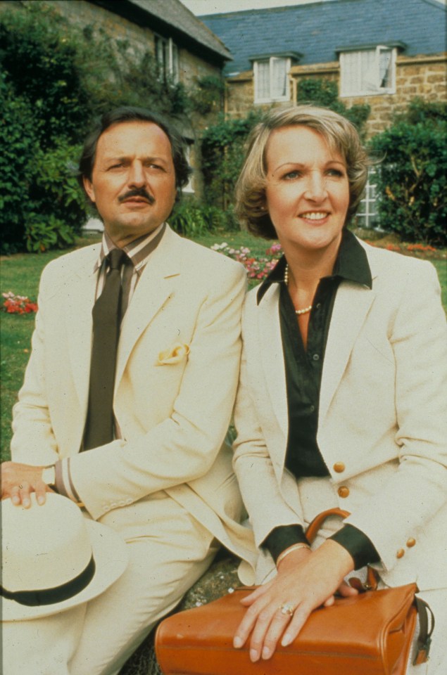 Peter, who died yesterday of cancer aged 85, once said 'The simple fact is that I love my wife so there is no competition', with Penelope Keith