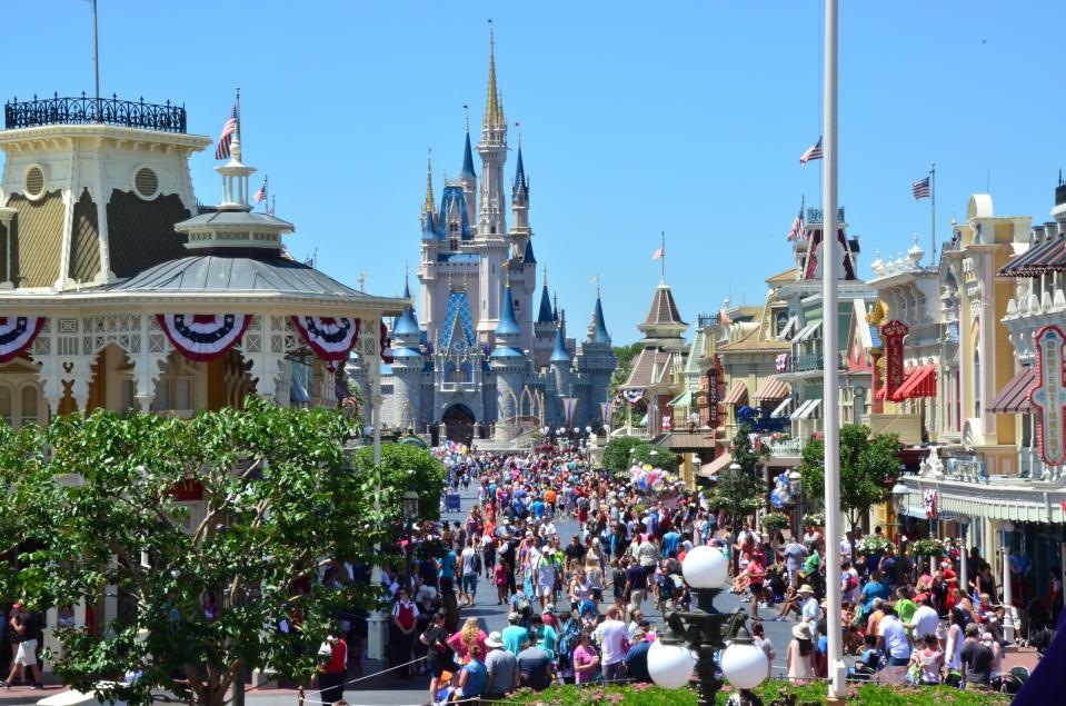 Every morning, Magic Kingdom picks a family of the day to help open the park and they get to go in first