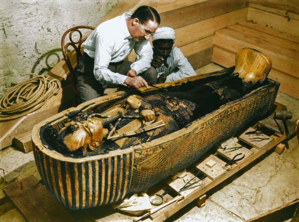 Brit archaeologist Howard Carter discovered Tut's tomb in 1922