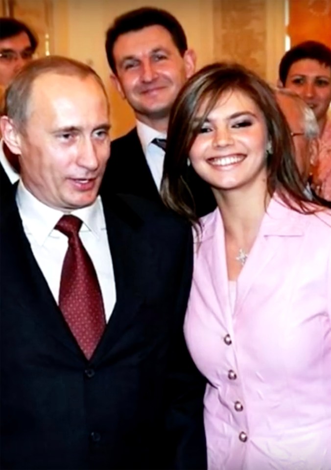 Vladimir Putin with his alleged mistress Alina Kabaeva