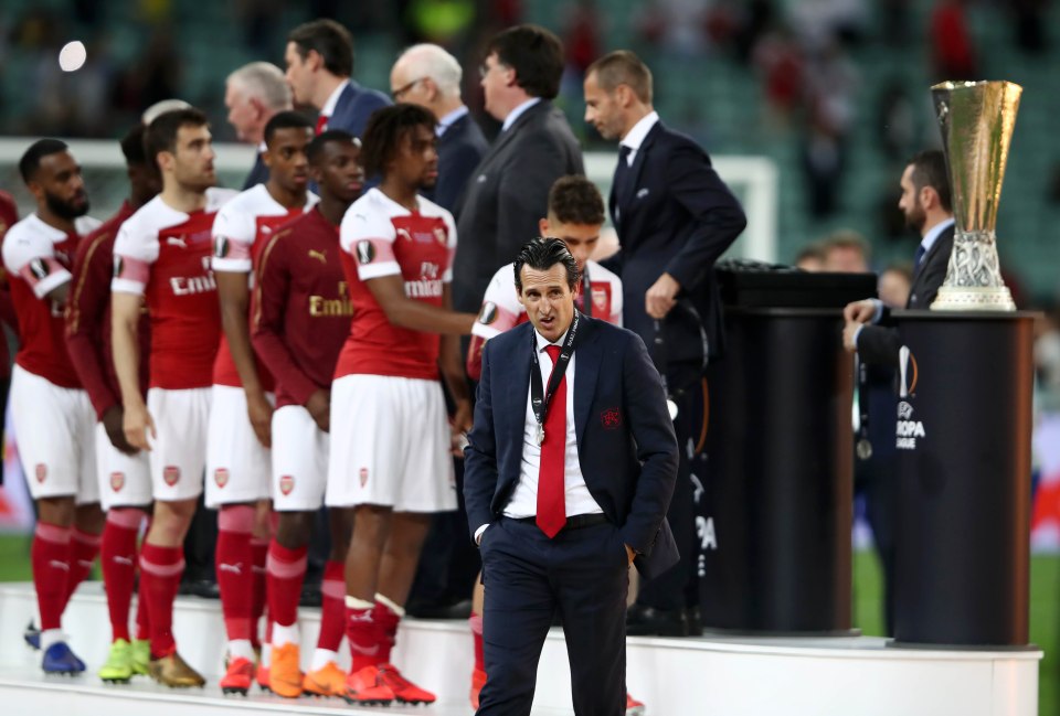 Unai Emery's side suffered disappointment