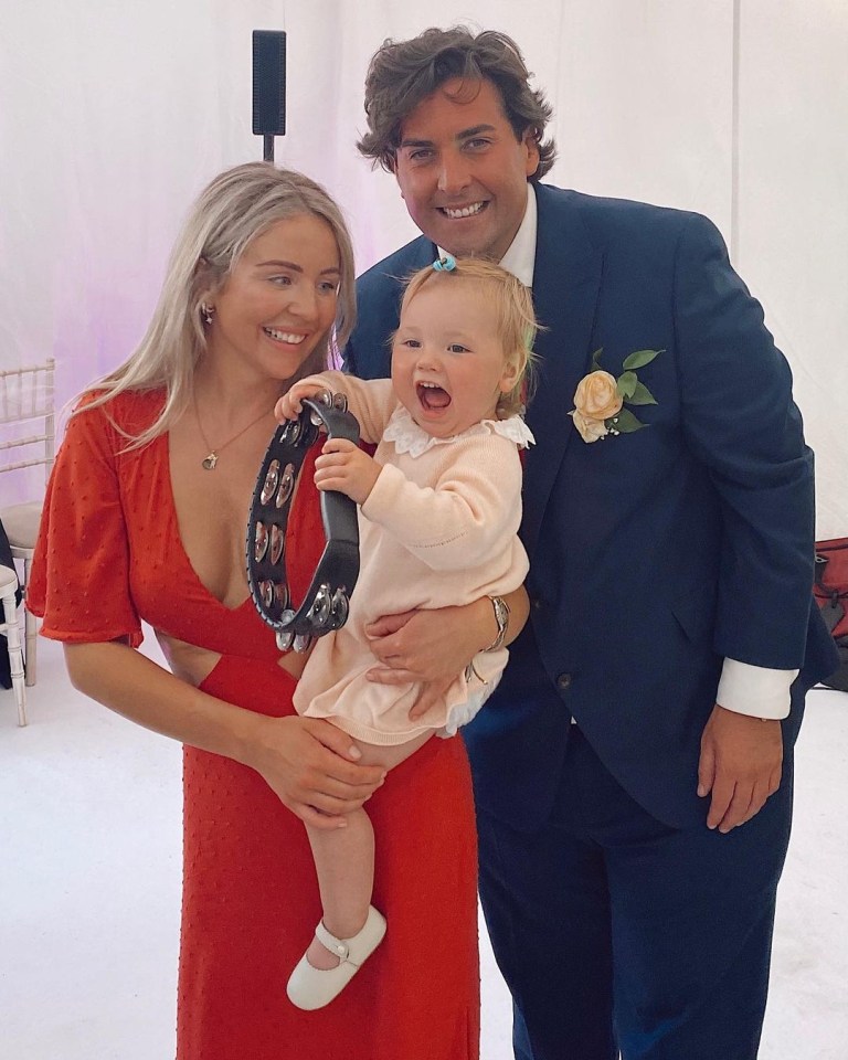 Arg and Lydia were very close at her sister Natasha's wedding in July last year