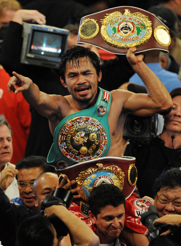 Manny Pacquiao during his prime in 2009