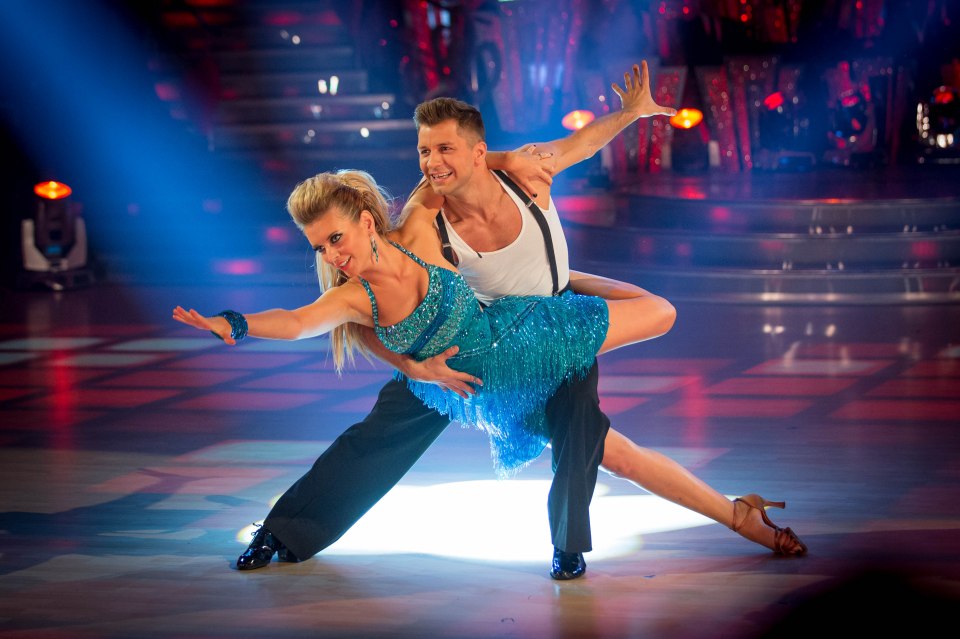 Pasha and Rachel on Strictly in 2013