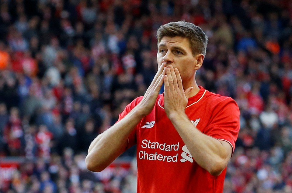 Gerrard scored on his Anfield return