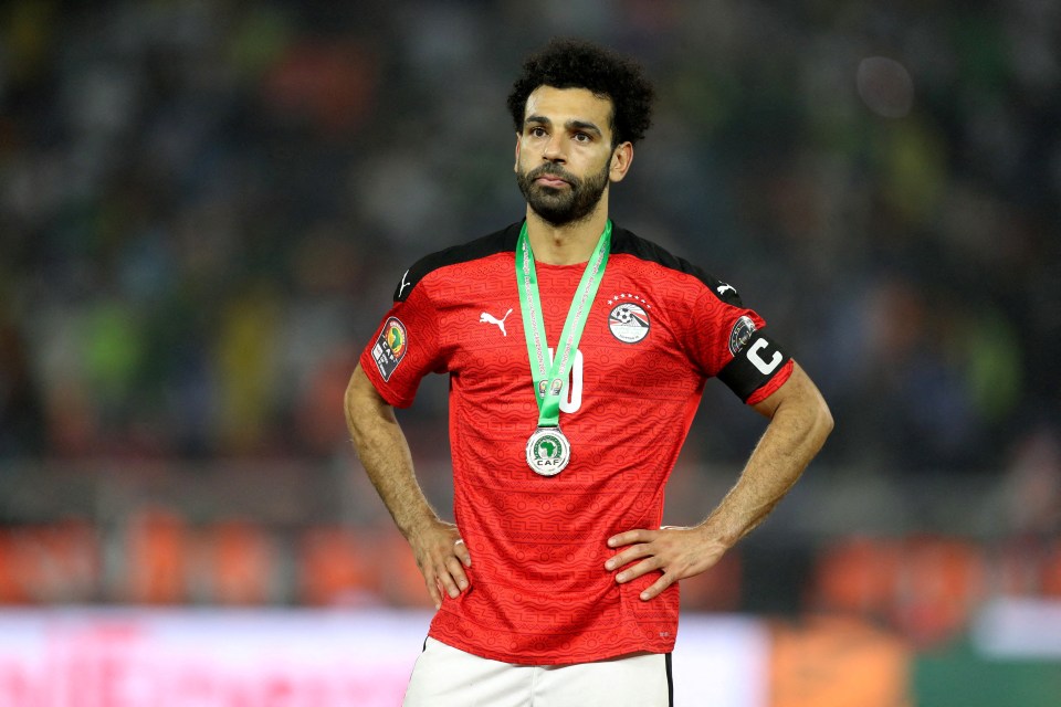 Salah also suffered heartbreak for Egypt in February's African Cup of Final defeat to Senegal